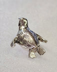 Penguins Sculpture - Sterling Silver Group