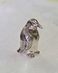 Penguins Sculpture - Sterling Silver Group