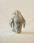 Penguins Sculpture - Sterling Silver Group