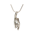 Sterling Chimp Necklace