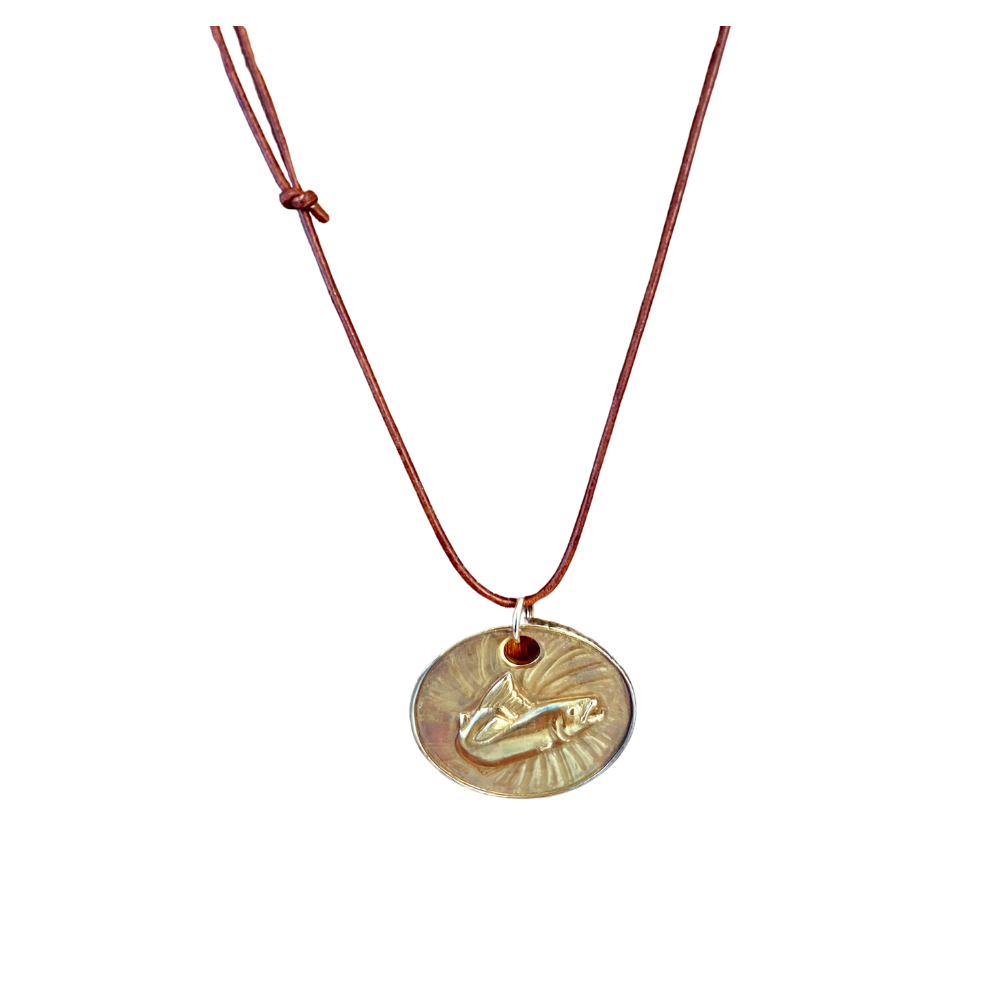 NEW Golden Dorado Medallion Necklace